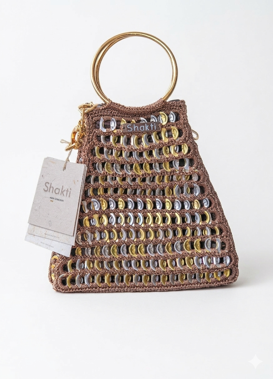 Bolso ESERAL MINI - Aluminio Reciclado Forma Triangular