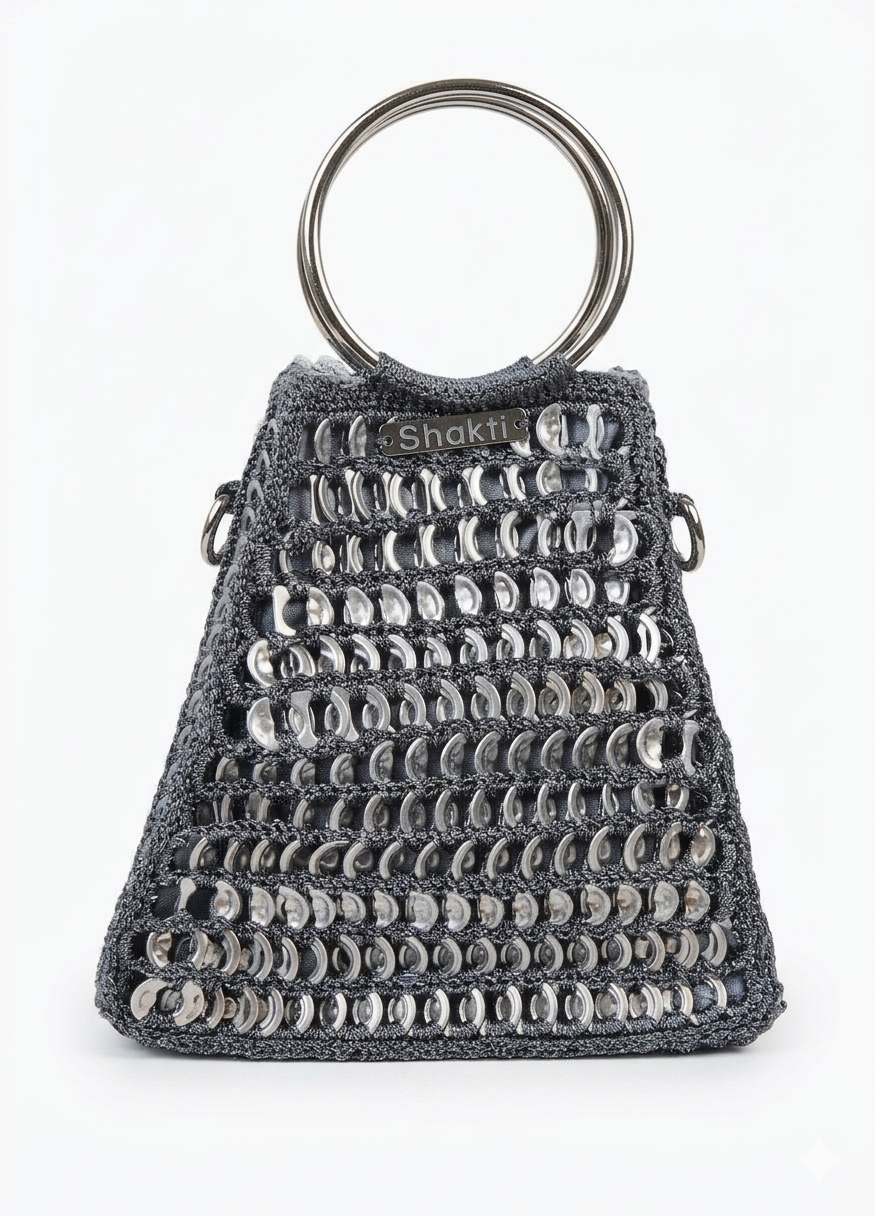 Bolso ESERAL MINI - Aluminio Reciclado Forma Triangular