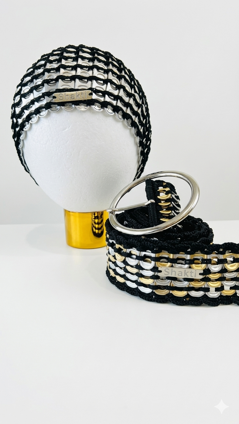 ENSEMBLE SHAKTI — Casquette + Cinturón Loja Ancho