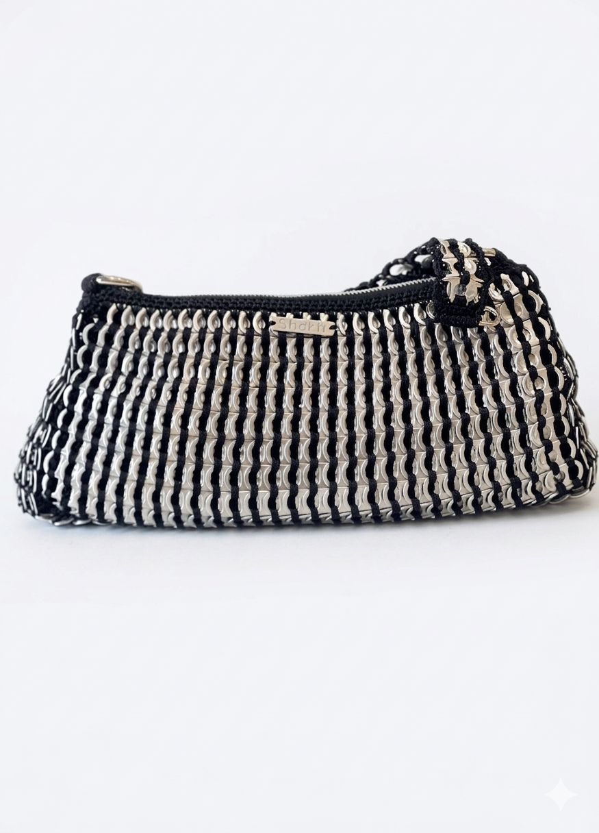 Bolso Artesanal MEDIULANUM - Aluminio Reciclado Tejido a Mano