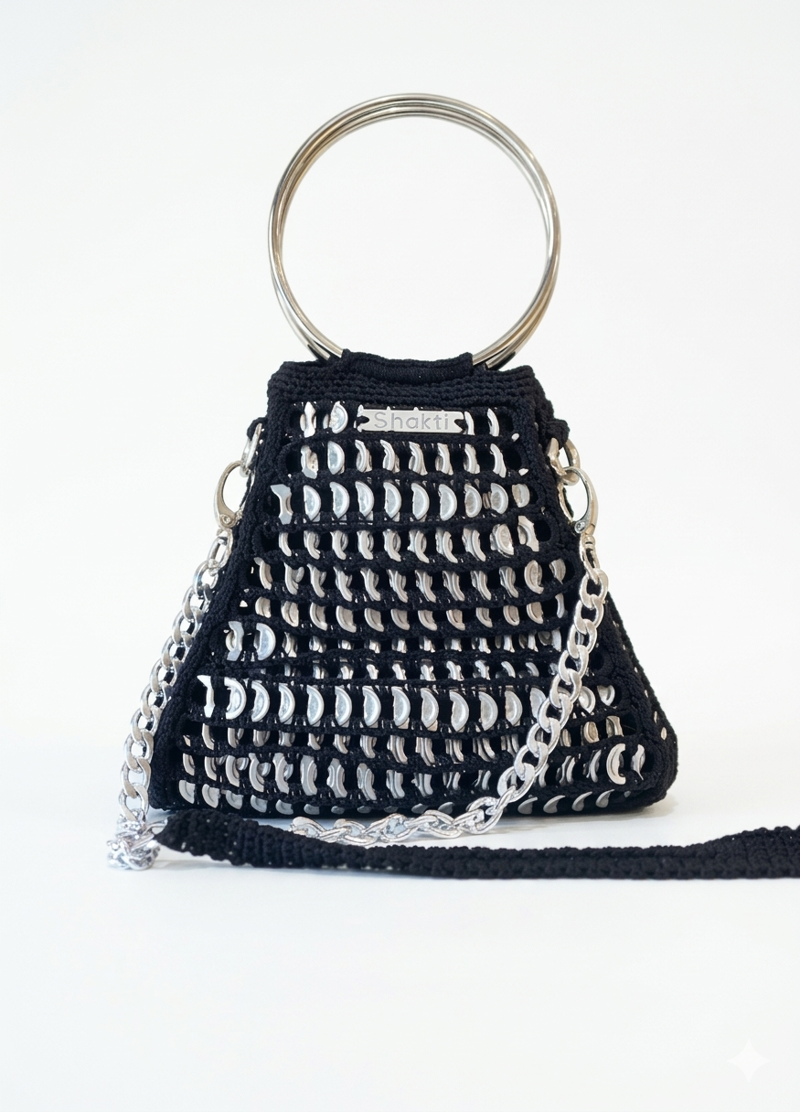 Bolso ESERAL MINI - Aluminio Reciclado Forma Triangular